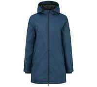 OXMO Janina Damen Regenmantel Regenjacke Übergangsjacke mit Kapuze, Größe:S, Farbe:Dress Blues (194024)