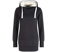 OXMO Jenny Damen Kapuzenpullover Hoodie Pullover mit Kapuze, Größe:M, Farbe:Black (70155)