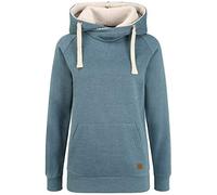OXMO Julia Pile Damen Kapuzenpullover Hoodie Pullover Mit Kapuze Und Teddy-Fell, Größe:M, Farbe:Ensign Blue Teddy (70260)