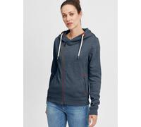 OXMO Kapuzensweatjacke Damen blau, S