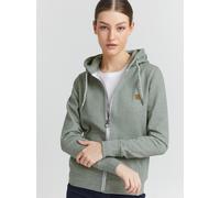 OXMO Kapuzensweatjacke Damen grau, L