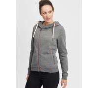 OXMO Kapuzensweatjacke Damen grau, M
