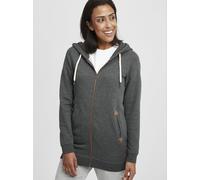 OXMO Kapuzensweatjacke Damen grau, S