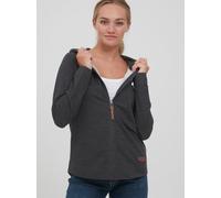 OXMO Kapuzensweatjacke Damen grau, S