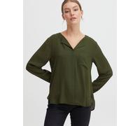 OXMO Langarmbluse Damen grün, 38