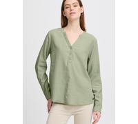 OXMO Langarmbluse Damen grün, 40