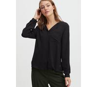 OXMO Langarmbluse Damen schwarz, 38