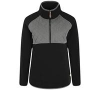 OXMO Malita Damen Fleecejacke Sweatjacke Jacke, Größe:L, Farbe:Black (194007)