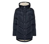 OXMO Naara Damen Steppmantel Wintermantel, M, Total Eclipse (194010)