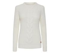 Strickpullover OXMO "Strickpullover OXNatasja" Gr. XL, rot (cloud dancer) Damen Pullover (16029345-XL) cloud dancer