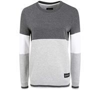 OXMO Omaya Damen Sweatshirt, L, Dark Grey Melange (1940071)