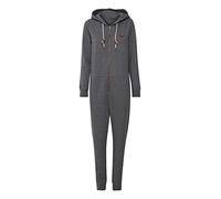 OXMO OVA Damen Overall Jogginganzug Onesie, Größe:L, Farbe:Grey Mel (7982363)