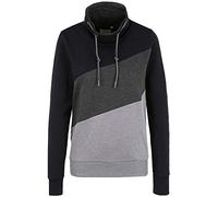 Kapuzenpullover OXMO "Hoodie OXAgda", Damen, Gr. M, schwarz, Web, Obermaterial: 70% Baumwolle CO. 30% Polyester PES., unifarben, casual, normal, ohne Ausschnitt, Langarm, Sweatshirts (31166410-M) schw