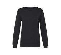 Strickfleece-Pullover OXMO "Strickpullover OXAida", Damen, Gr. M, schwarz, Obermaterial: 70% Viskose CV. 30% Polyamid PA., Pullover (87856562-M) schwarz
