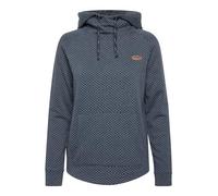 OXMO OXAmina Damen Kapuzenpullover Hoodie Pullover mit Kapuze, Größe:M, Farbe:Insignia Blue Melange (1940101)