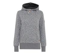Kapuzenpullover OXMO "Hoodie OXBeate", Damen, Gr. M, grau (medium grau melange), Obermaterial: 55% Polyester PES. 45% Baumwolle CO., Pullover Kapuzenpullover (61771016-M) medium grau melange