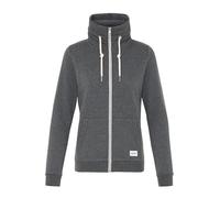 OXMO OXBitta Sweat Damen Sweatjacke Cardigan Sweatshirtjacke Baumwollmischung Regular fit, Farbe: Dark Grey Melange (1940071)., Größe: L