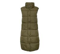 OXMO OXBodani Steppweste Damen lange Weste Outdoor Weste, Größe:40, Farbe:Olive Night (190515)