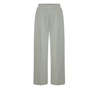 OXMO OXBryndis Damen Hose Stoffhose Culotte aus Modal-Mix Regular Fit, Größe:L, Farbe:Seagrass (166008)