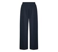 OXMO OXBryndis Damen Hose Stoffhose Culotte aus Modal-Mix Regular Fit, Größe:XXL, Farbe:Total Eclipse (194010)