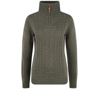 Strickpullover OXMO "Strickpullover OXCarry", Damen, Gr. XS, grau (dunkelgrau), Grobstrick, Obermaterial: 100% Polyacryl PAN., unifarben, casual, normal, ohne Ausschnitt, Langarm, Pullover (64268555-X