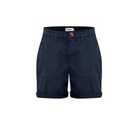 OXMO OXCharline Damen Chino Shorts Kurze Hose Baumwollmischung Regular Fit, Farbe: Total Eclipse (194010), Größe: 38