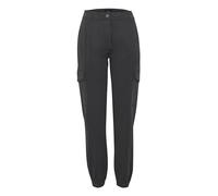 OXMO OXCoco Damen Cargo Hose Stoffhose Regular Fit, Größe:M, Farbe:Ebony (194104)