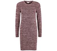 OXMO OXDanielle Damen Strickkleid Feinstrickkleid Langarm Kleid, Größe:L, Farbe:Andorra red (73811)