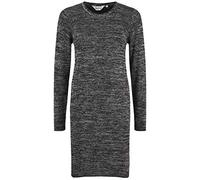 OXMO OXDanielle Damen Strickkleid Feinstrickkleid Langarm Kleid, Größe:L, Farbe:Black (70155)