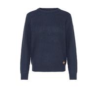 OXMO OXEDNA Oneck Damen Strickpullover Grobstrick Pullover Regular fit