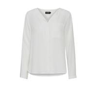 OXMO Langarmbluse Damen weiß, 42