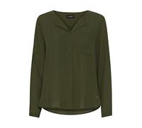 Langarmbluse OXMO "Langarmbluse OXHally" Gr. 42, grün (rifle grün) Damen Blusen (16738453-42) rifle grün