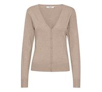 OXMO OXHelene - 21800077 ME Damen Strickjacke Cardigan Fein-Strick, Größe:XL, Farbe:Cement Melange (1407081)