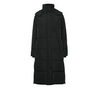 OXMO OXJulie Damen Winterjacke Damenjacke Jacke warm gefüttert hochabschließender Kragen, Größe:L, Farbe:Black (194007)