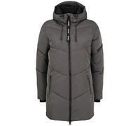 OXMO OXJunchen Damen Winterjacke Damenjacke Jacke mit Kapuze Eingrifftaschen Reißverschluss Regular fit, Größe:M, Farbe:Iron Gate (193910)