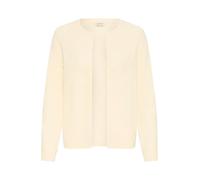 Strickjacke OXMO "Strickjacke OXKalotta", Damen, Gr. L, beige (birch), Obermaterial: 50% Viskose CV. 27% Nylon NY. 23% Polyester PES., Strickjacken Strickjacke (16784724-L) birch