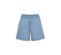 OXMO OXLillith Damen Chinoshorts Bermuda Kurze Hose Baumwollmischung Regular Fit, Farbe: Light Blue Denim (201488), Größe: 38
