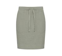 OXMO OXLou Damen Kurzer Rock elastischer Bund mit Kordeln, Größe:S, Farbe:Seagrass Melange (1660081)