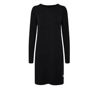 OXMO OXMareen Damen Strickkleid Feinstrickkleid Kleid mit Rundhalsausschnitt, Größe:S, Farbe:Black (194007)