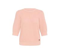 OXMO OXMicha Damen Strickpullover Feinstrick Pullover 100% Baumwolle Regular Fit, Farbe: Mahogany Rose (151511), Größe: XL