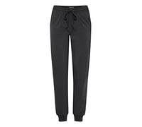 OXMO OXODETTE Pants Damen Hose Jogginghose Lange Hose mit elastischem Bund und Tunnelzug Single Jersey Baumwolle mit Stretch Regular-Fit, Größe:S, Farbe:Black (200451)