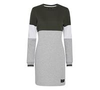 OXMO OXOmila Damen Sweatkleid Freizeitkleid Kleid Langarm Regular Fit, Größe:XXL, Farbe:Climbing Ivy (190307)