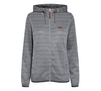 OXMO OXPebbles Damen Fleecejacke Sweatjacke Jacke mit Kapuze, Größe:M, Farbe:Total Eclipse (194010)