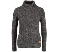 OXMO OXPhilipa Damen Rollkragenpullover Pullover mit Rollkragen 100% Baumwolle Regular fit, Größe:L, Farbe:Black (799000)