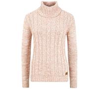 OXMO OXPhilipa Damen Rollkragenpullover Pullover, L, Powder ROS (795178)