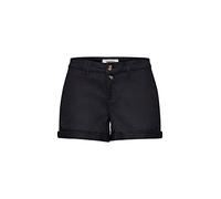 OXMO OXPiera Damen Chino Shorts Bermuda Kurze Hose mit Stretch, Größe:44, Farbe:Black (194007)