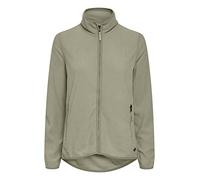 OXMO OXRikka Damen Fleecejacke Sweatjacke Jacke mit Stehkragen Regular Fit, Größe:M, Farbe:Seagrass (166008)