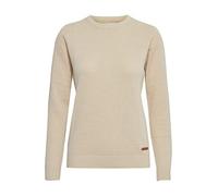 OXMO OXSarah Damen Strickpullover Feinstrick, L, Oyster Gray (141107)