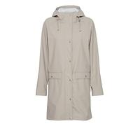 OXMO OXTanne Damen Windbreaker Übergangsjacke Regenjacke wasserabweisende Jacke mit Knopfleiste Kapuze mit Kordelzug, Größe:XL, Farbe:Feather Gray (151305)