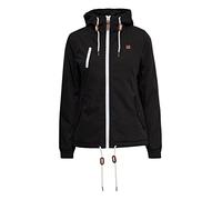 OXMO OXTilda Damen Jacke Übergangsjacke mit Kapuze Kordelzügen Eingrifftaschen Regular fit, Größe:XS, Farbe:Black (799000)